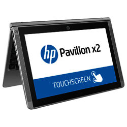 HP Pavilion x2 Detachable Laptop, Intel Atom, 2GB RAM, 64GB, 10.1 Touch Screen, Turbo Silver with Free MS Office Mobile